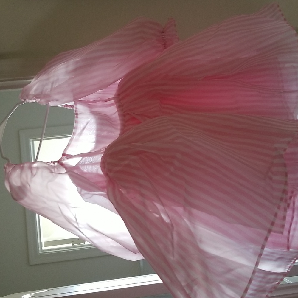 NWT Selkie x Maison Amory Candy Striper Puff Dress